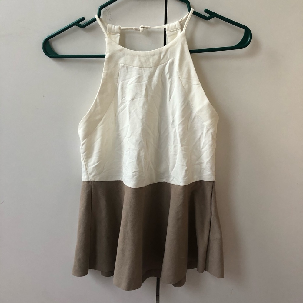 Zara Halter backless Top